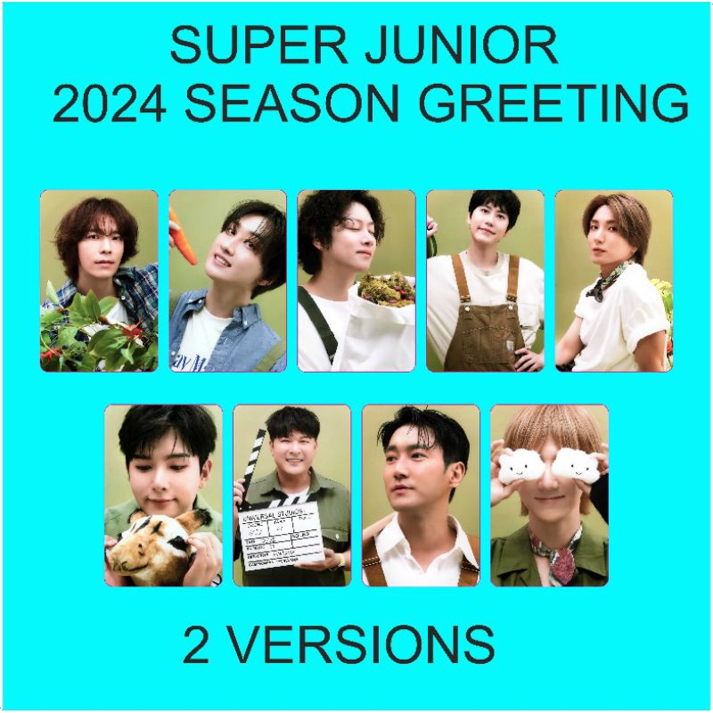 Jual Super Junior Suju 2024 Photocard Kpop Shopee Indonesia