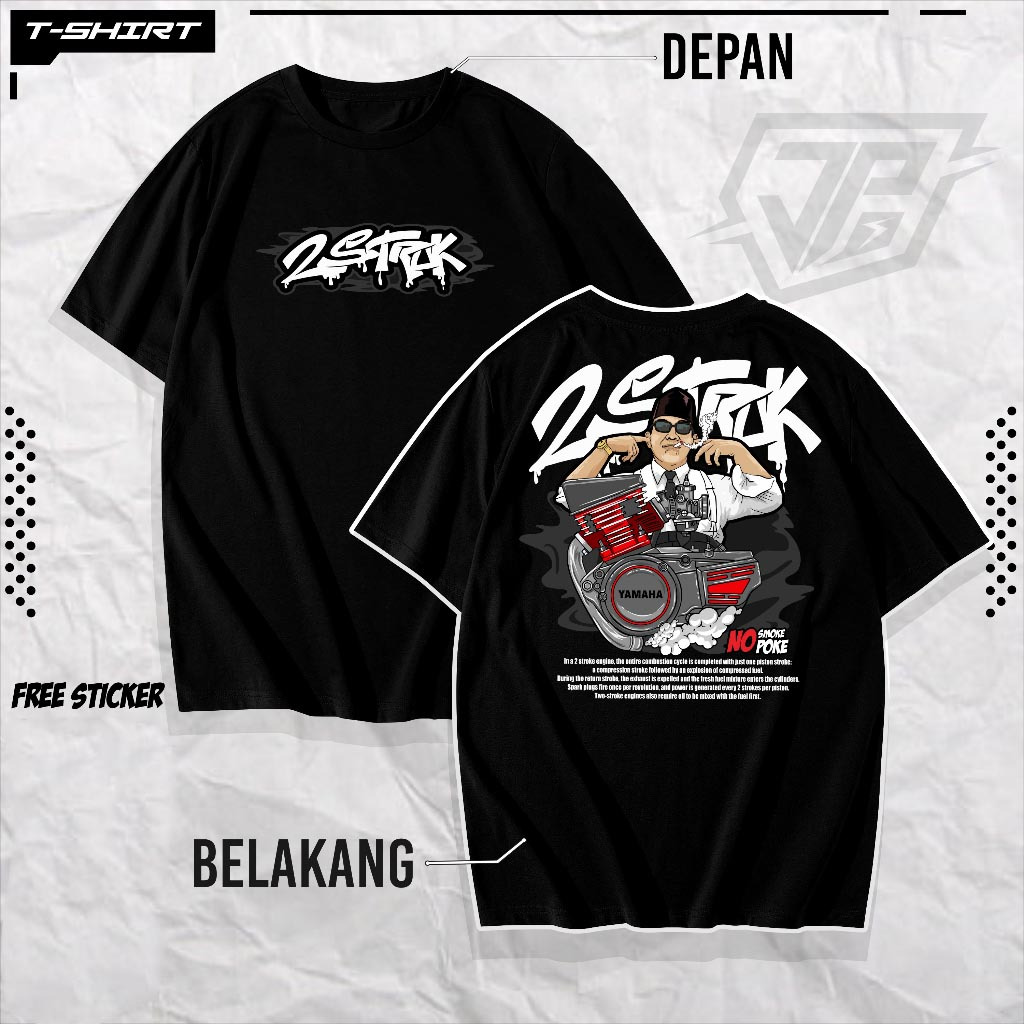 Jual Dtf Kaos Soekarno Stroke Tak Kaos Racing Stroke No Smoke