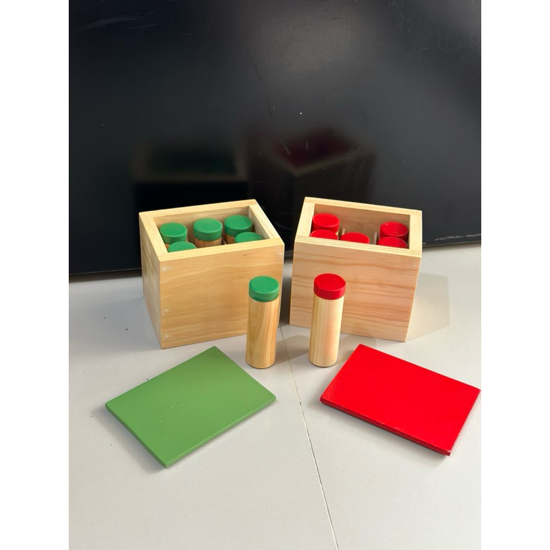 Jual Montessori Sound Boxes / Montessori Sound Cylinders (sudah sama ...