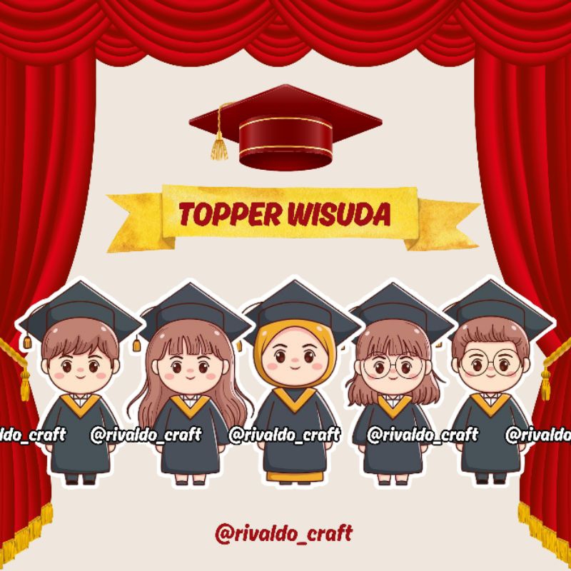 Jual Topper Wisuda || Topper Buket Wisuda/Graduation | Shopee Indonesia