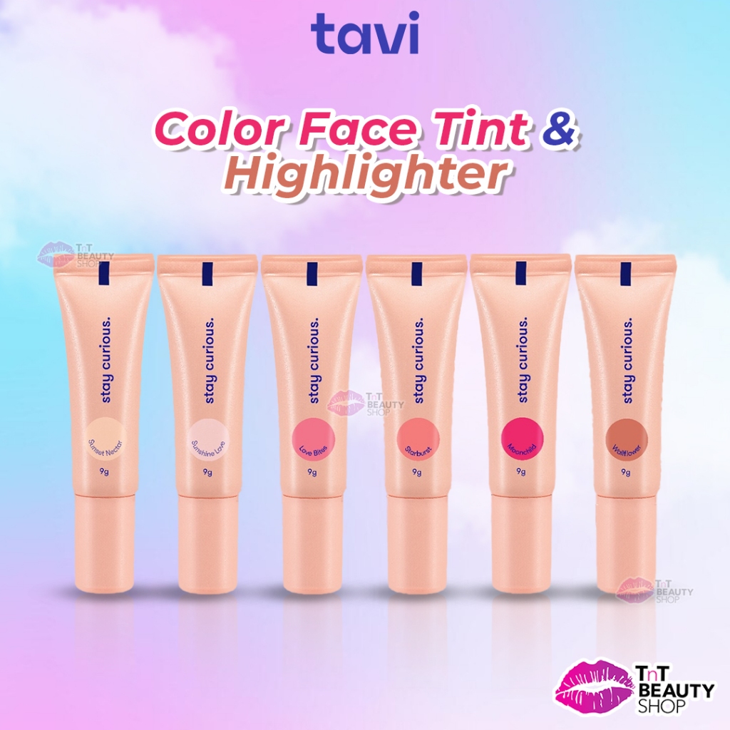 Jual TAVI Color Play Face Tint 9gr - Serum Infused Blush & Highlighter ...