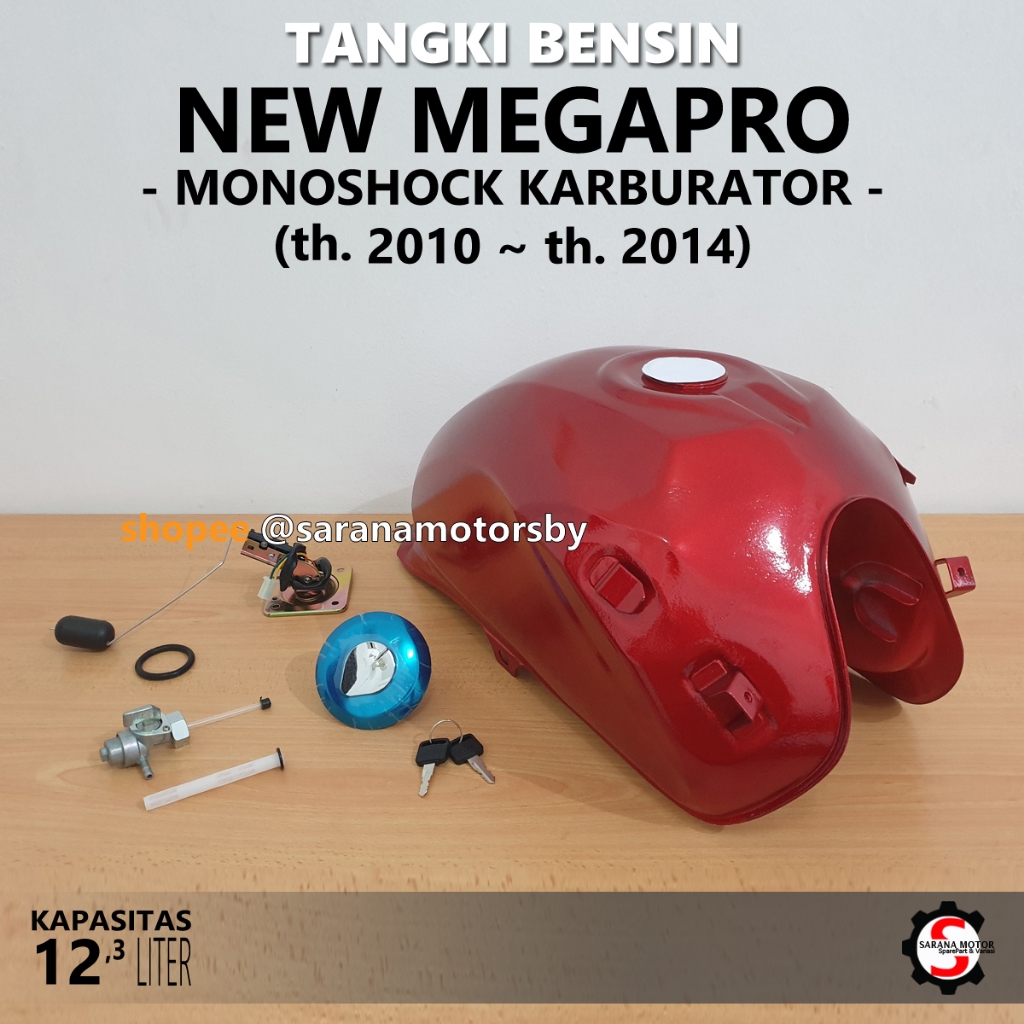 Jual Tangki Tengki Bensin Fuel Tank Honda Mp Megapronew Megapro Mega Pro New Monoshock Monosok