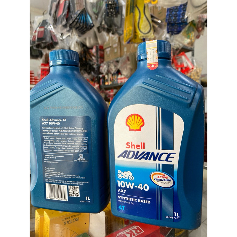 Jual SHELL AX7 1L manual 10w-40 100% original | Shopee Indonesia