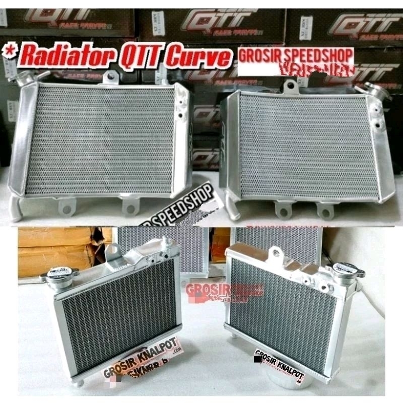 Jual TERMURAH Radiator Almunium Almu VND QTT Curve ORIGINAL New Model ...