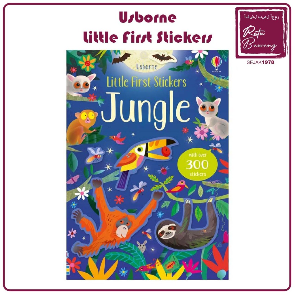 Jual Usborne little first stickers Sticker book Activity book buku ...