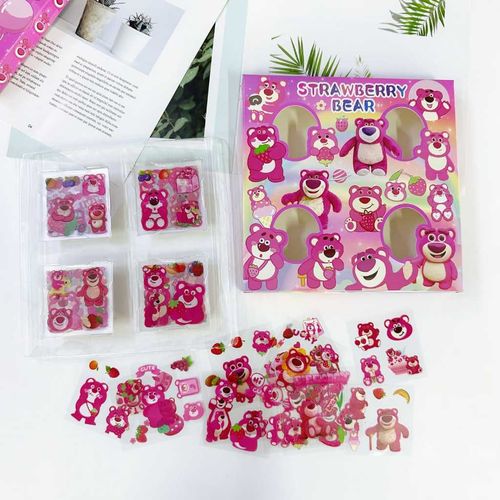 Jual Sticker Lotso Premium 1 Box isi 100 Pcs Aesthetic Waterproof ...