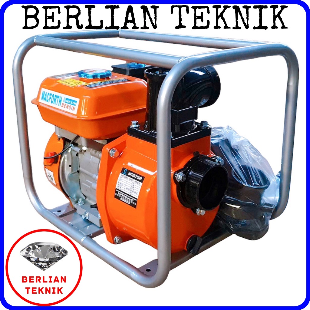 Jual Mesin Pompa Air Bensin Engine Water Pump Macforth 20 CX / 2 Inch ...