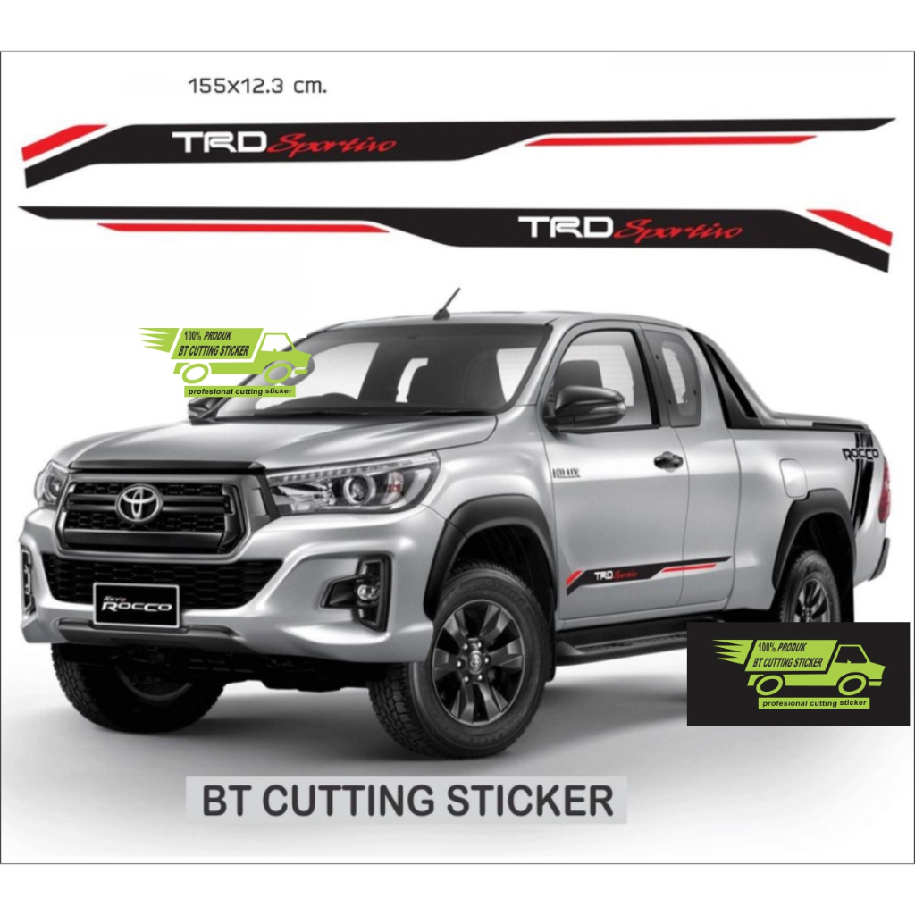 Jual Hr Stiker Mobil Styling Toyota Hilux Revo Trd Sportivo Stiker