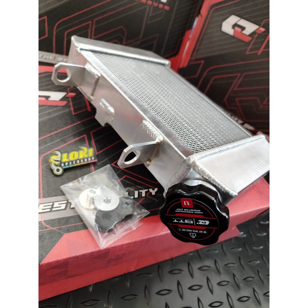 Jual Radiator QTT Sonic RS 150 FI Supra GTR Mxking Mx King FI Flat Big ...