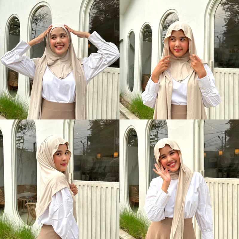 PROMO Pashmina Inner Oval Premium 2in1 Jersey