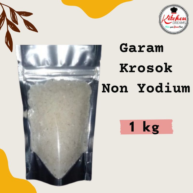 Jual Garam Kristal Laut Crystal Sea Salt Non Yodium Garam Krosok Garam Kasar 1 Kg Shopee 3307