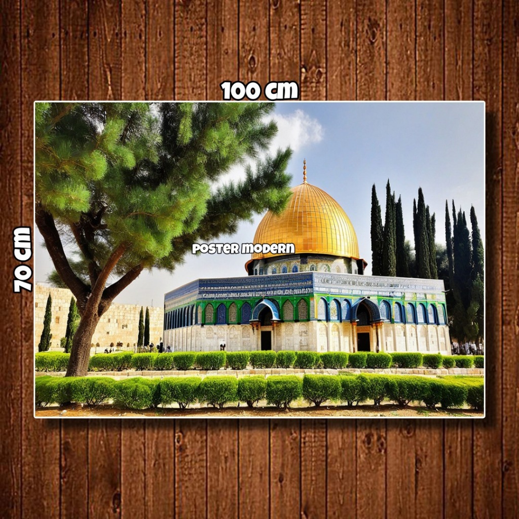 Jual Hiasan Dinding Masjid Al Aqsa Ukuran Jumbo Code 64 Dekorasi