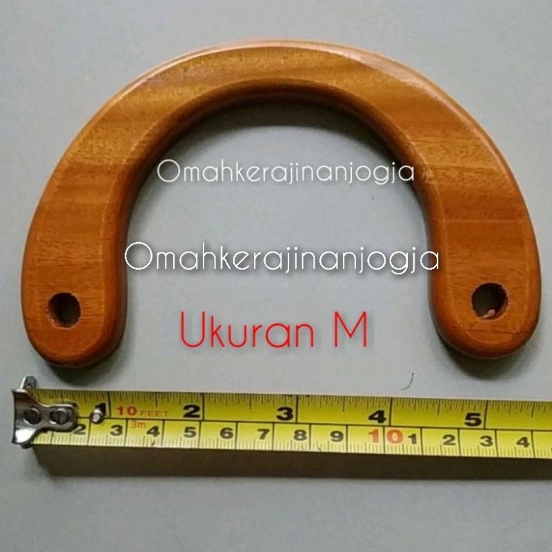 Jual handle tas , handle , gagang kayu , handle kayu per 1BIJI | Shopee ...