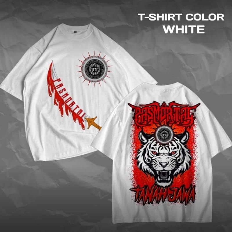 Jual KAOS PASMORTAL TANAH JAWA DESIGN TERBARU BAHAN COOTON COMBED24 S ...