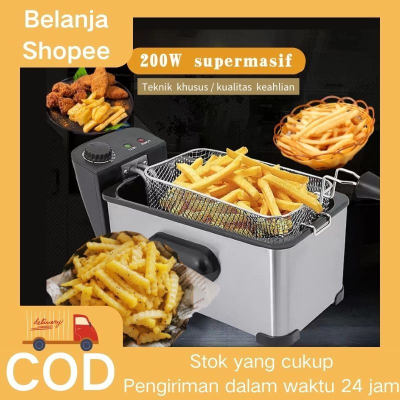 Jual 【Pre-order】Penggorengan Listrik Komersial, Penggorengan Dalam