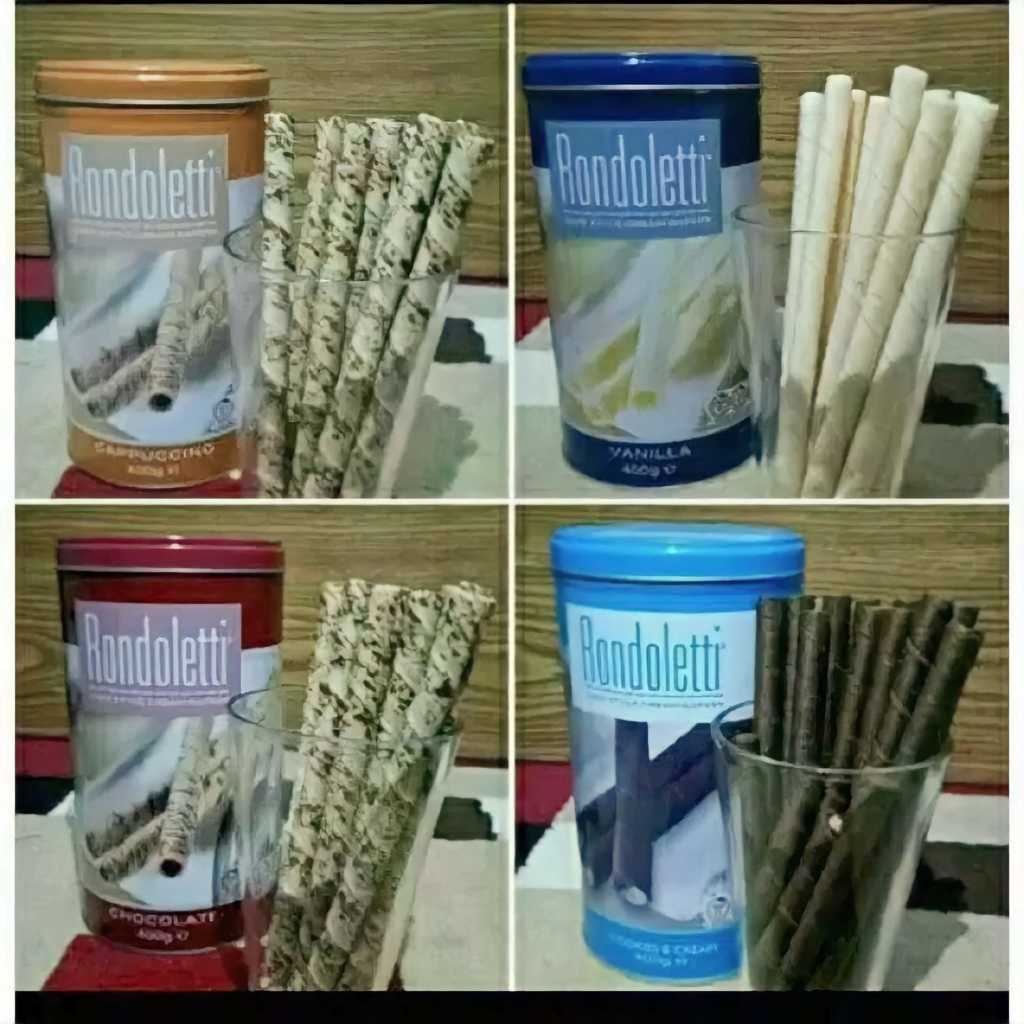 Jual Rondoletti Stick Wafer Cream 400gr Kaleng | Shopee Indonesia