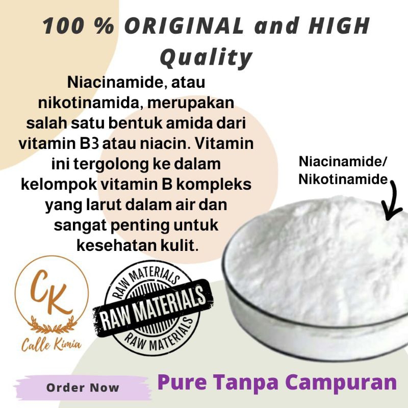 Jual Niacinamide Powder 500gr Produk Original | Shopee Indonesia