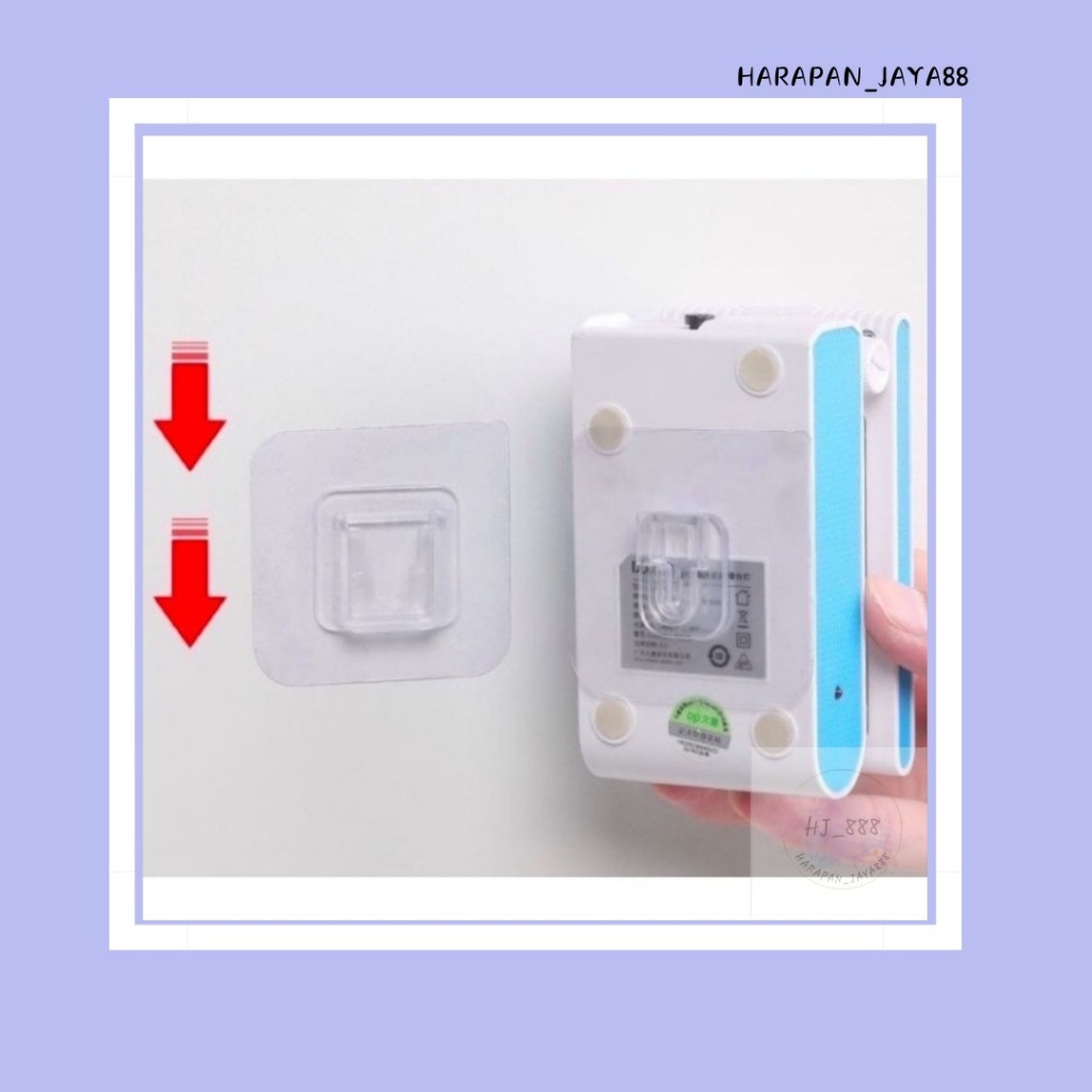 Jual 1 Set Magic Hook Socket Gantungan Tempel Socket 1 Pasang | Shopee ...