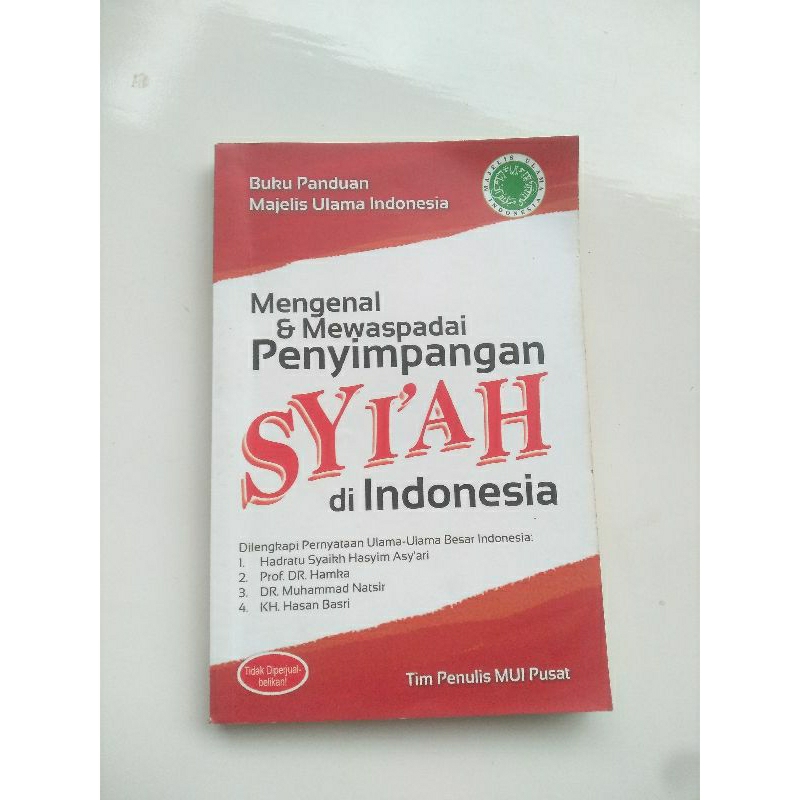 Jual BUKU MENGENAL DAN MEWASPADAI PENYIMPANGAN SYIAH DI INDONESIA ...