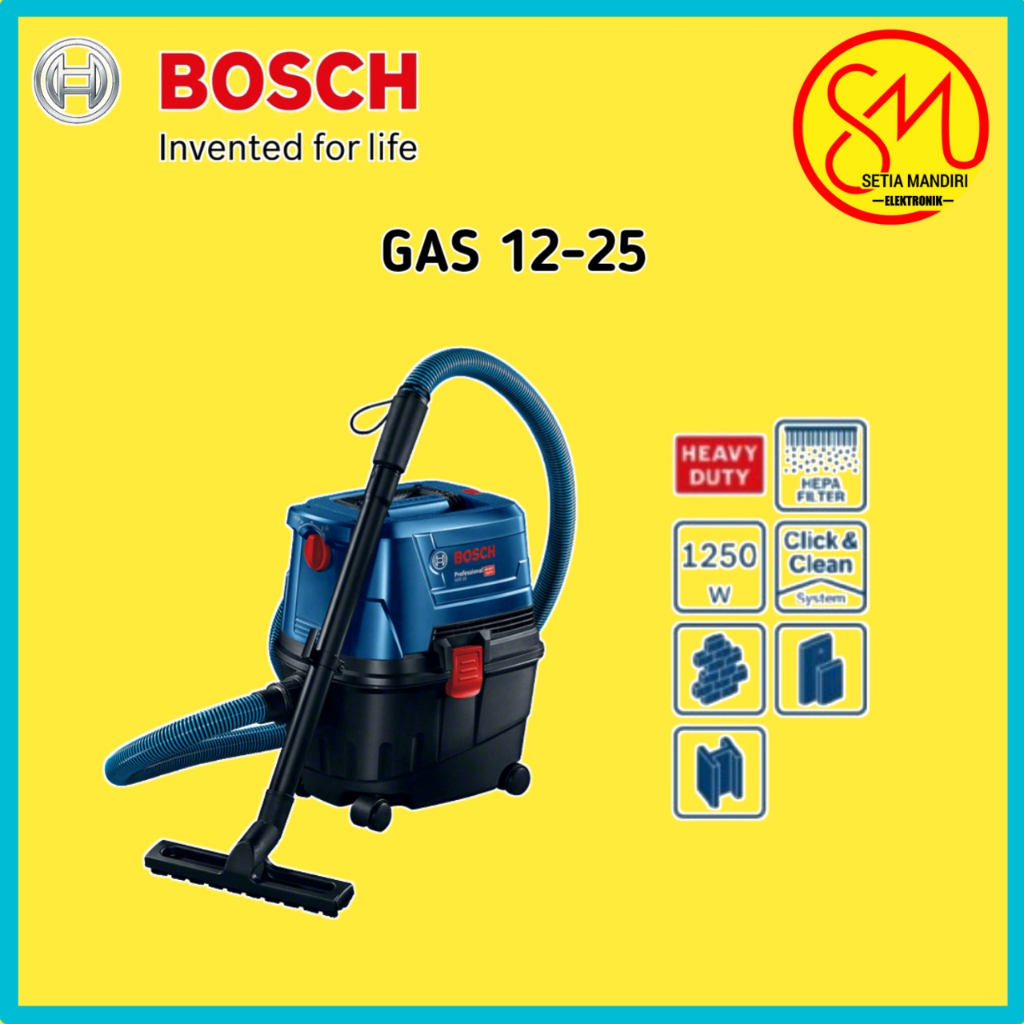 Jual Bosch GAS 1225 25L Heavy Duty Vacuum Cleaner Shopee Indonesia