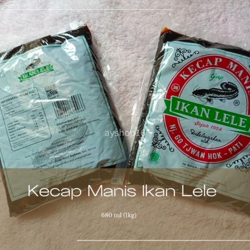 Jual Kecap Lele Khas Pati 680 ml (1kg) (packing aman free bubble wrap ...