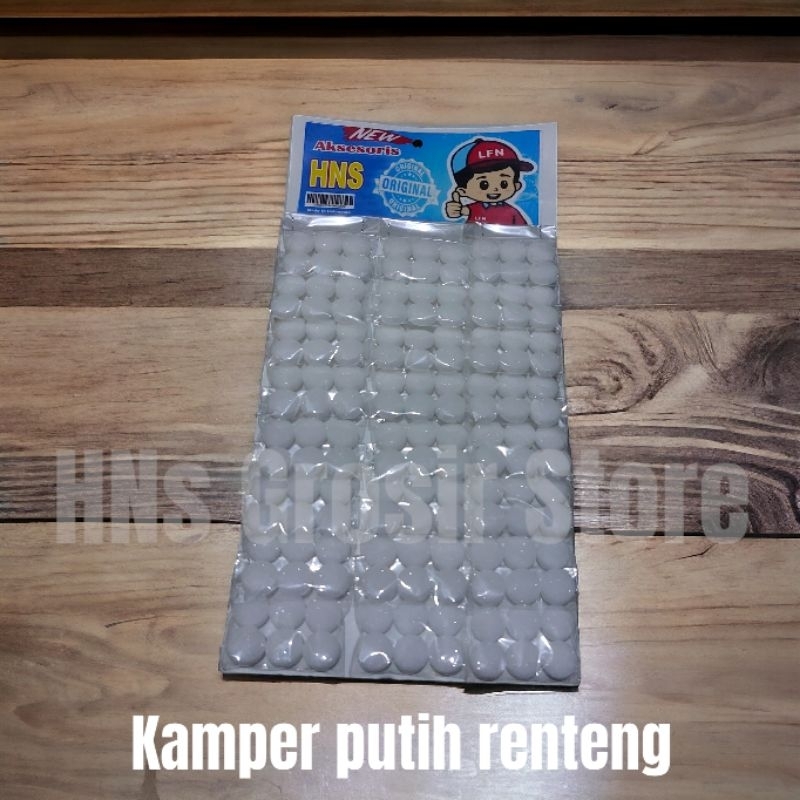 Jual Kamper rentengan putih - kapur barus 1 renteng isi 24 pcs | Shopee ...