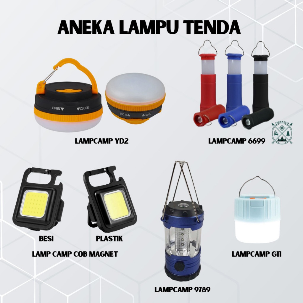 Jual Aneka Lampu Tenda Camping Tent Led Emergency Lamp Model Bakpao