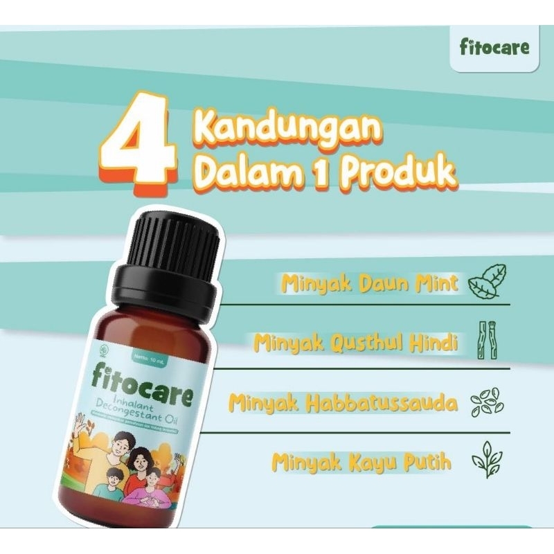 Jual Minyak Angin Fitocare inhalant untuk pilek hidung tersumbat pada ...