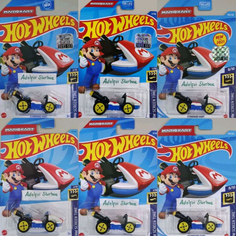 Hot Wheels Mario Kart Standard Temático 2022 Infantil - Escorrega o Preço