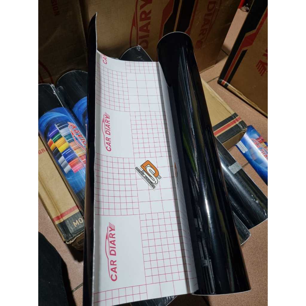 Jual Sticker Cardiary Car Diary CD1040 Vinyl By Derek Black / Hitam ...