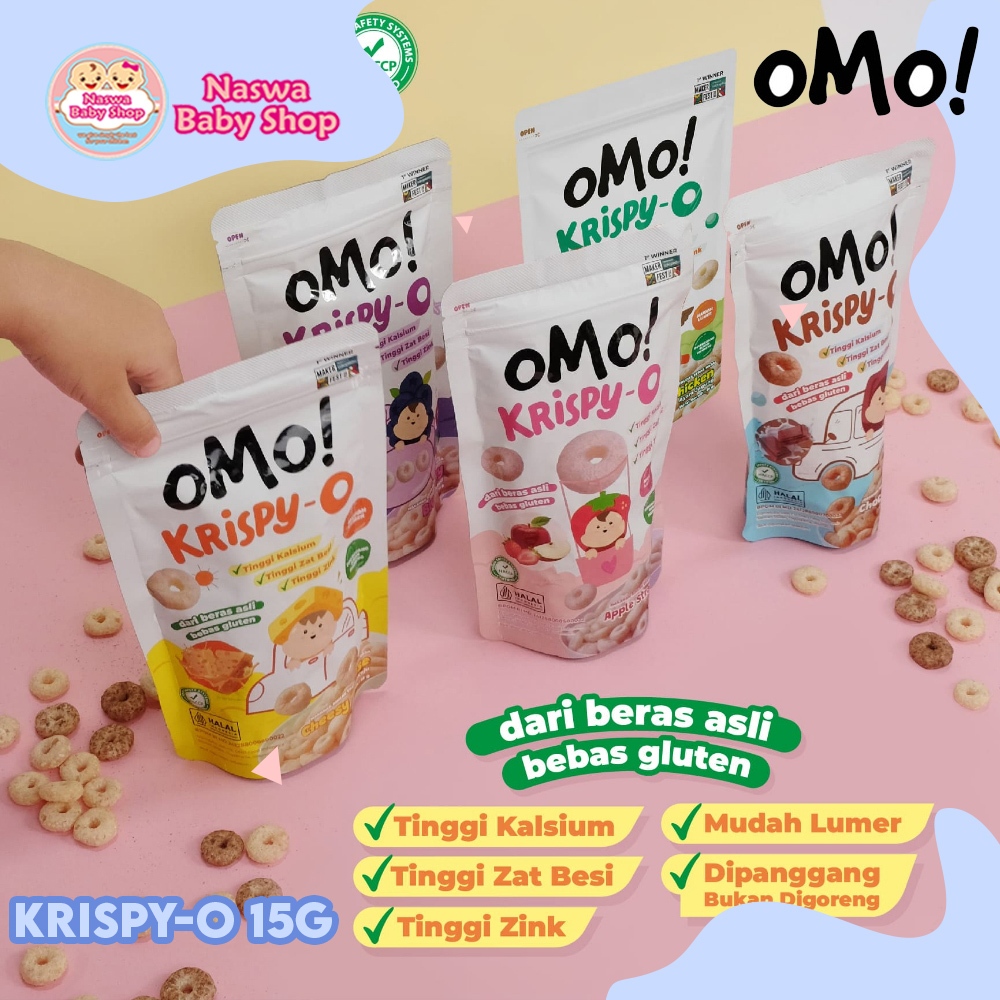 Jual Omo! Krispy-O Snack Sehat Anak Tanpa MSG & Pewarna Buatan 8m+ 15g ...