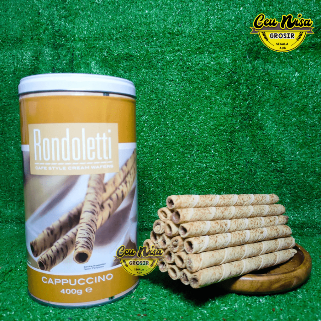 Jual Rondoletti wafer roll premium 400 gr/ astor rondoletti kaleng ...