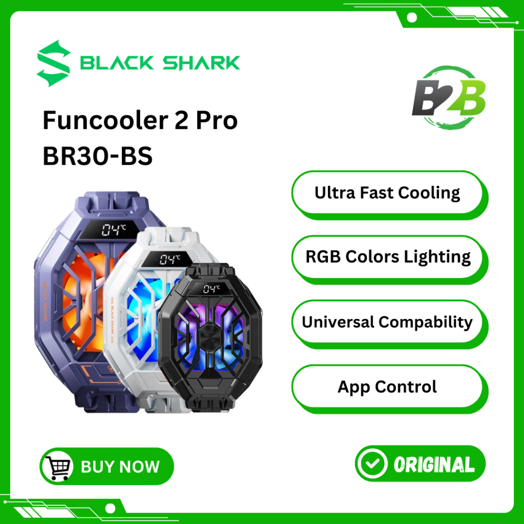 Jual BLACK SHARK FUNCOOLER 2 PRO - Blackshark Fun Cooler 2Pro BR30-BS ...
