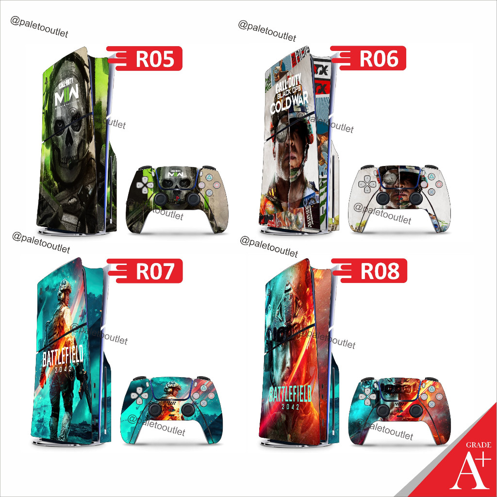 Jual Garskin sticker ps5 slim disc ps5 slim digital motif call of duty ...