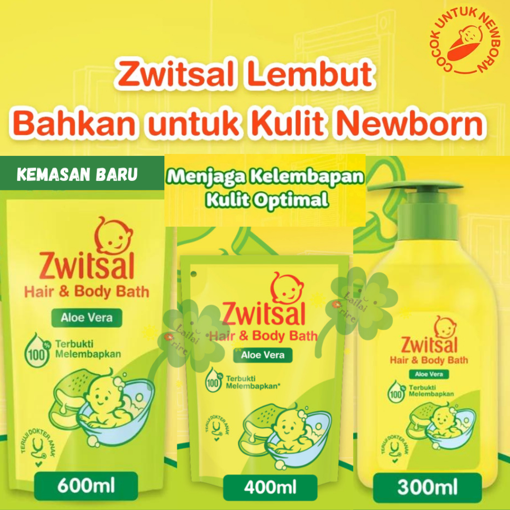 Jual Zwitsal Natural Baby Bath 2 In 1 2in1 Hair & Body 450ml / 400 Ml ...