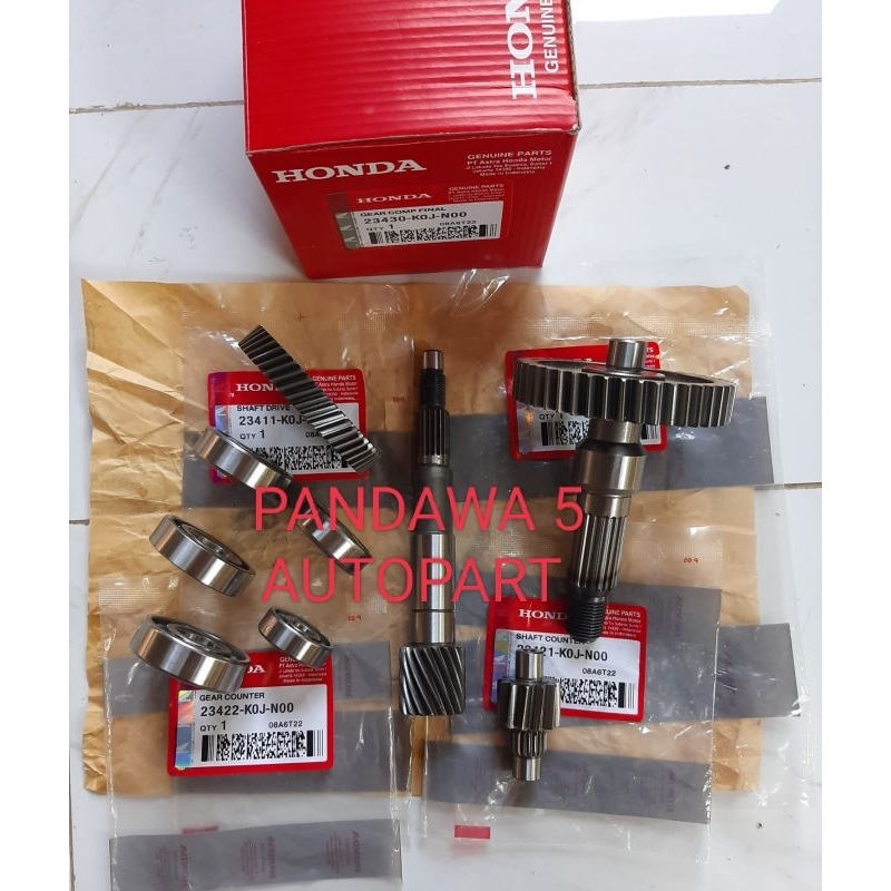 Jual Gigi rasio set komplit Honda Genio beat eco, deluxe,beat street ...