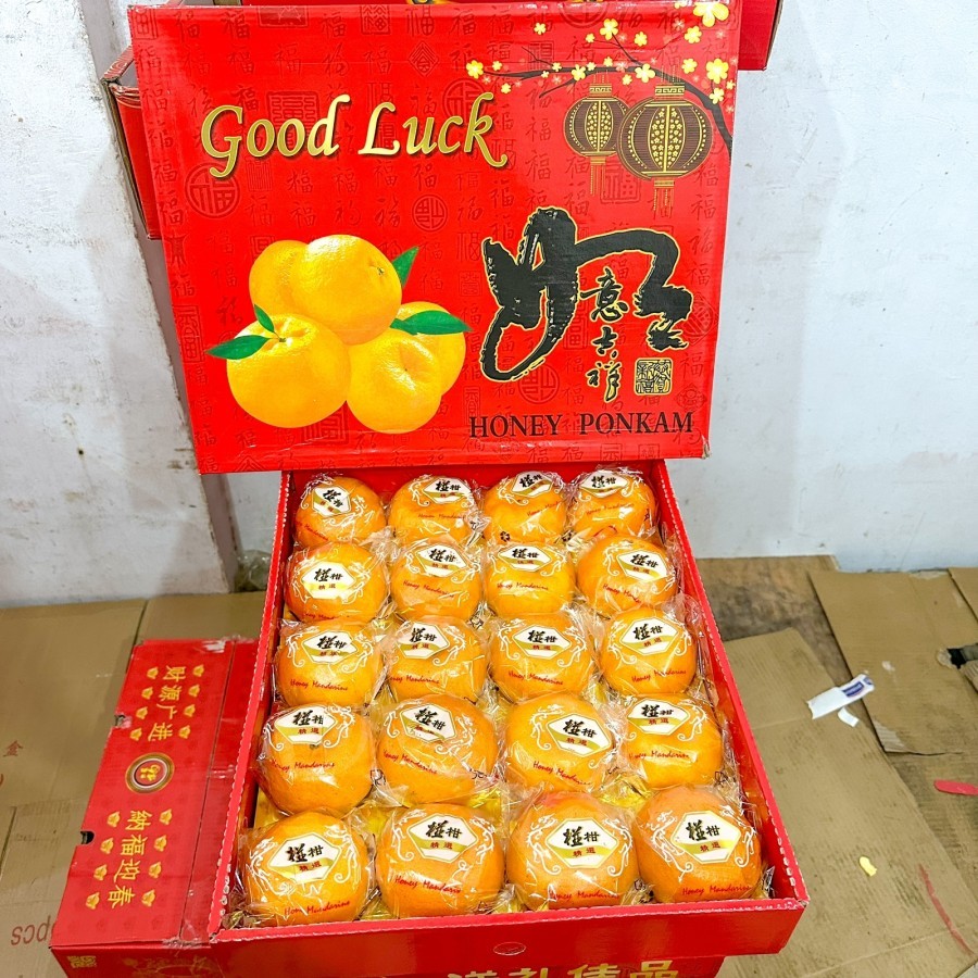 Jual Jeruk Honey Ponkam Ponkan isi 20 Hampers Imlek Sincia CNY Parsel ...