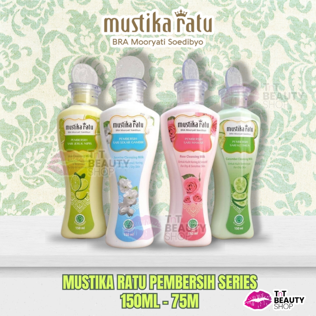 Jual Mustika Ratu Pembersih Series 150ml 75ml Sari Mawar Sari