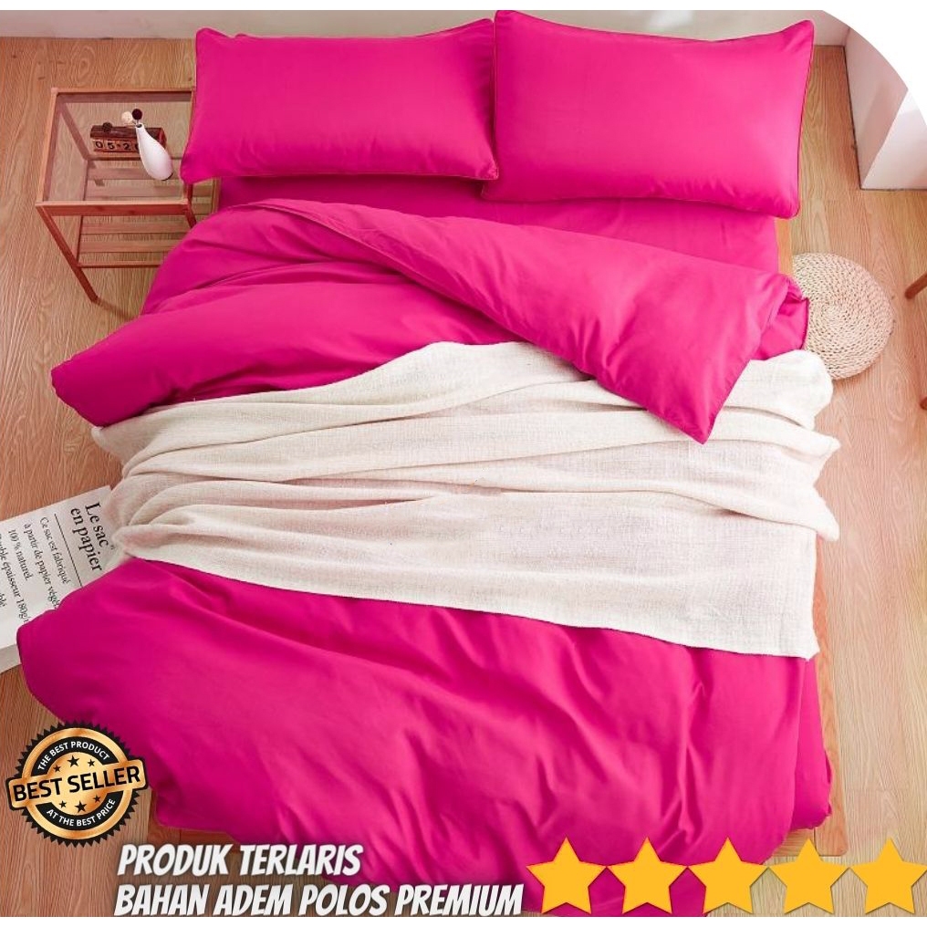 Jual Arsyabedset Bedcover Set Polos Bedcover Sprei Motif Polos Satu Warna Shopee Indonesia