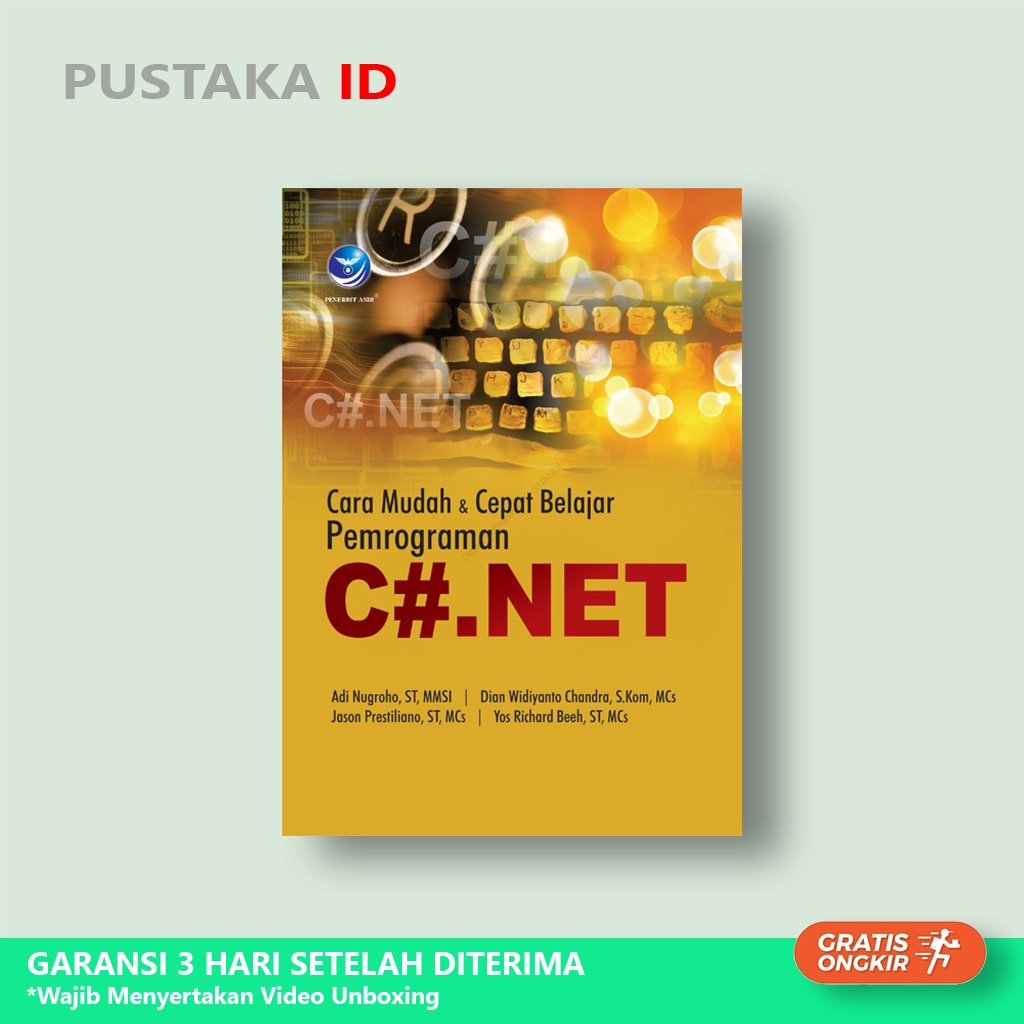 Jual Buku Cara Mudah dan Cepat Belajar Pemrograman C#.NET - Original ...