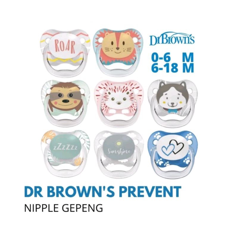 Jual Dr. Brown Prevent Orthodontic Shooter (Pacifier) Shopee Indonesia