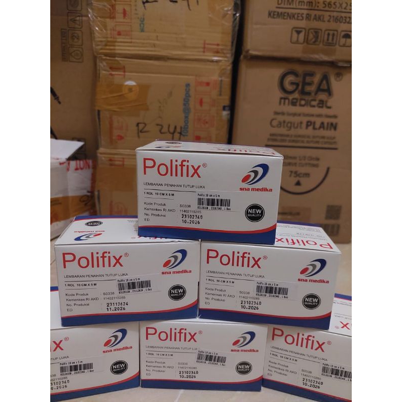 Jual polifix 10cm x 5m/plester polifix lembaran penutup luka 10x5 ...
