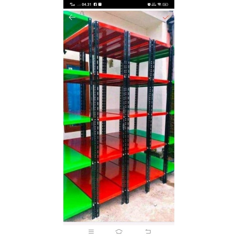 Jual rak besi rak besi siku rak gudang serba guna | Shopee Indonesia