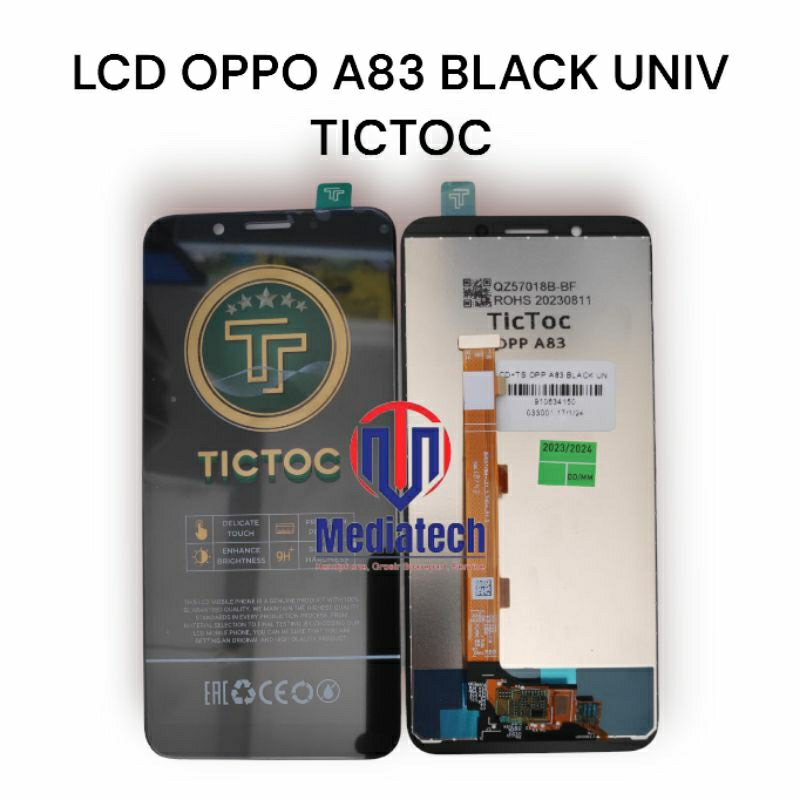 Jual LCD OPPO A83 BLACK UNIV TICTOC | Shopee Indonesia