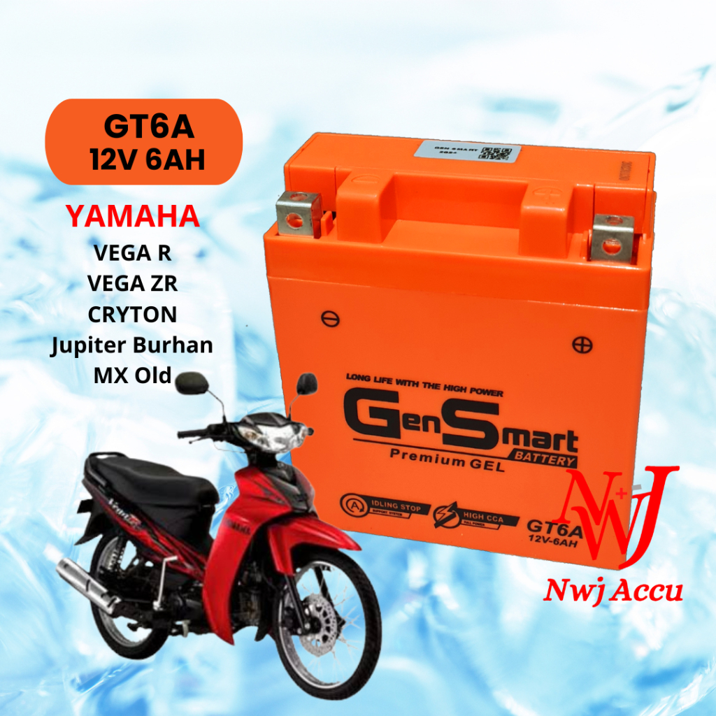 Jual AKI KERING MOTOR YAMAHA VEGA R VEGA ZR CRYTON GT6A GM5Z YB5L GS