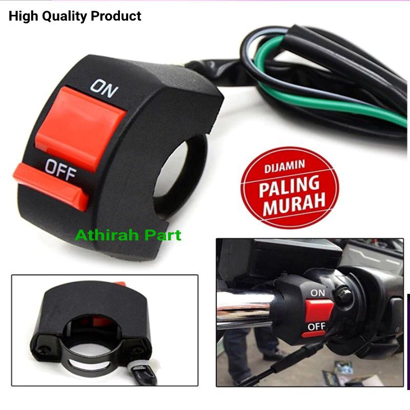 Jual Saklar Lampu Stang Sepeda Motor Saklar On Off Stang Lampu Motor ...