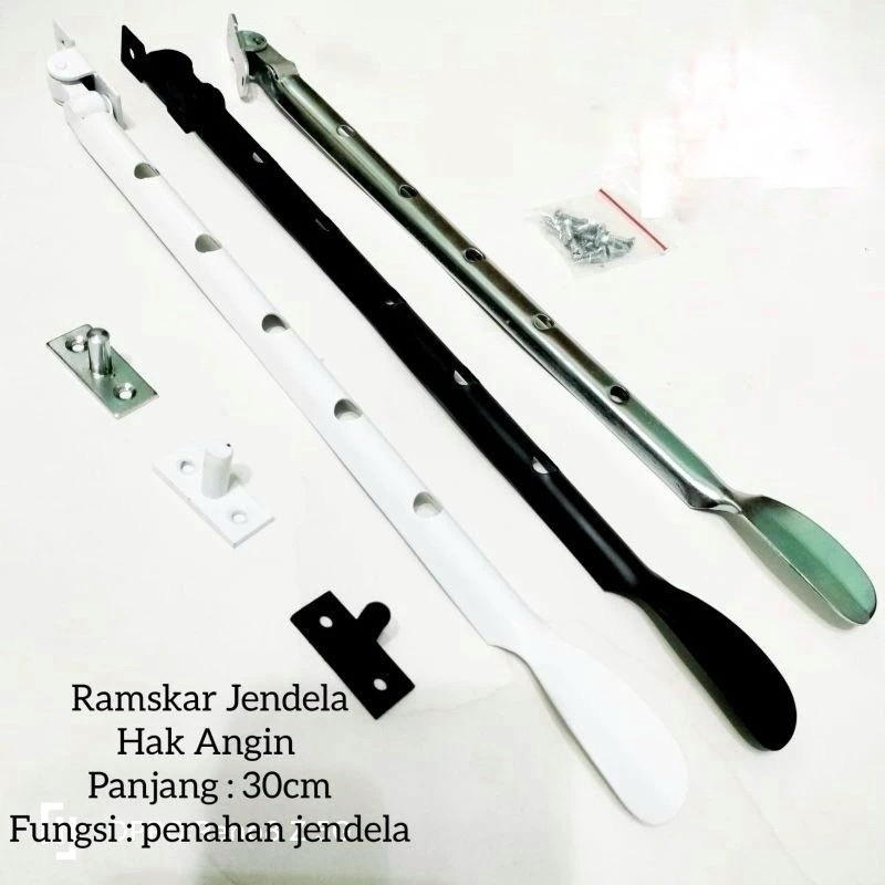 Jual Ramskar Lubang 30cm Lamskar Jendela / Hak Angin Sendok / Penahan ...
