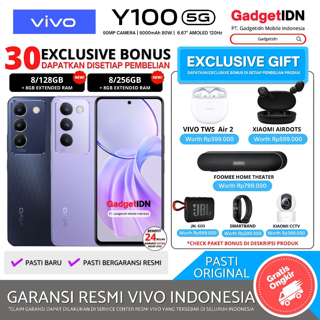 Jual Vivo Y G Nfc Gb Gb Gb Extended Ram Garansi Resmi Vivo Shopee Indonesia