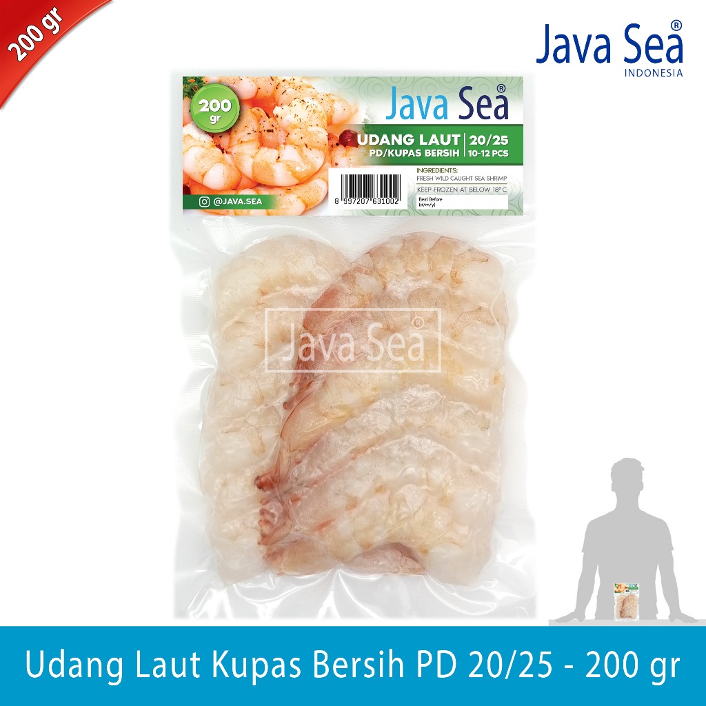 Jual Udang Laut Kupas Bersih Pd Pack Gr Java Sea Shopee Indonesia