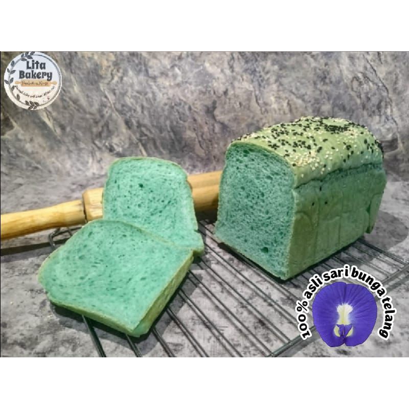Jual Roti Tawar Biru Lita Bakery | No egg, No butter, No margarine ...